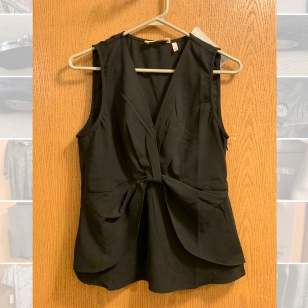 NWT Soft Surroundings Enka Black Tank Top